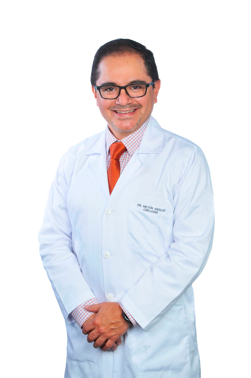 Dr. Milton Araujo, cirujano general laparoscópico en Quito