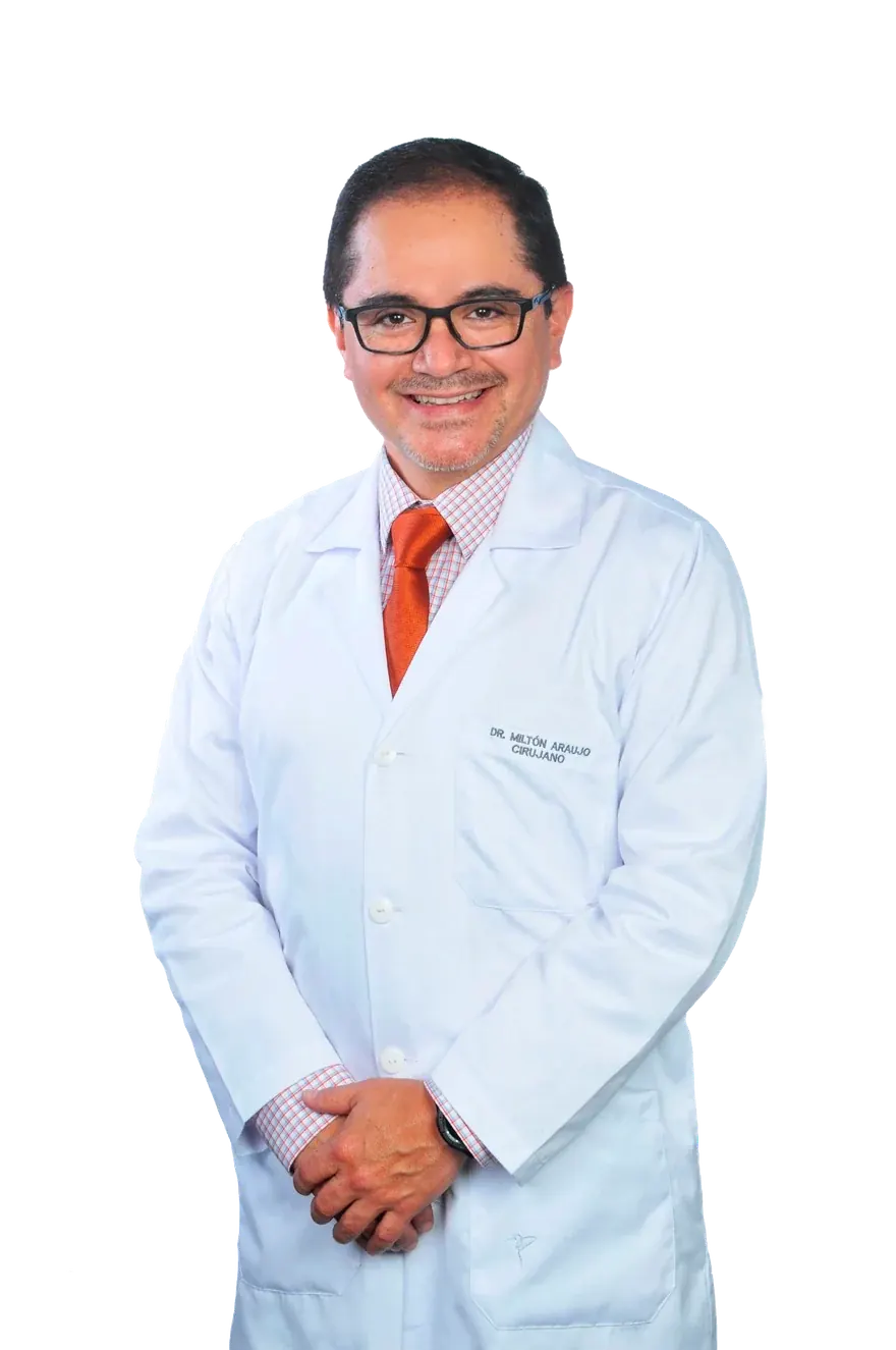 Dr. Milton Araujo, cirujano general laparoscópico en Quito